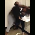 Crazy Bitch Fight In The Bathroom